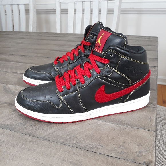 Jordan Other - Nike Air Jordan 1 Mid Phat Premium Maize Sz 13